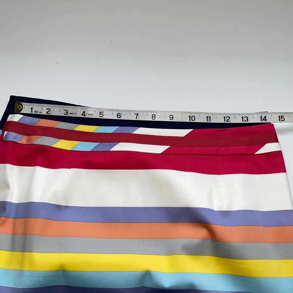 Boden Striped Pencil Skirts 6L Coastal Nautical Career Workwear Classic 2 Skirts - Picture 9 of 13